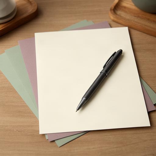 Unterlagen zu Auskunft und Datenschutzrechten neben einem Stift auf einem Schreibtisch